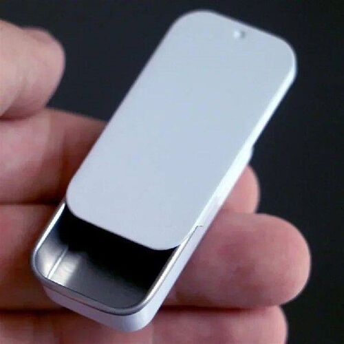 10/20/30/50Pcs Mini Rectangular Empty Tins Slide Cover