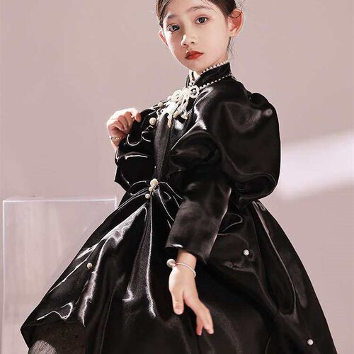 Girls Host Dress Catwalk Princess Dress High-end Flower Gir
