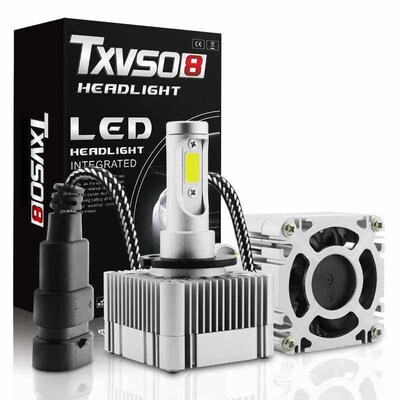 2PCS Led D1S/D3S Fog Light Bulbs Kits-Flip COB Chips-55W 260