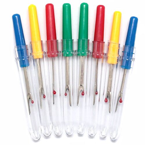 (1Pack)=4Pc Plastic Handle Craft Thread Cutter Seam Ripper S