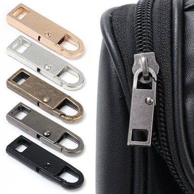 5pcs Detachable Zipper Puller Universal Replacement Metal Zi