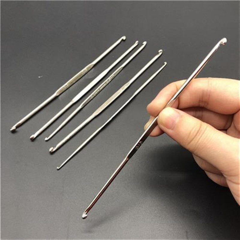 双头钩针DIY手工编织工具毛线衫小勾针家用金属毛衣针钩鞋针套装
