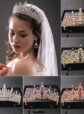 rendy Wedding Luxury Hair Accessory Crystal Rhinestone Crown