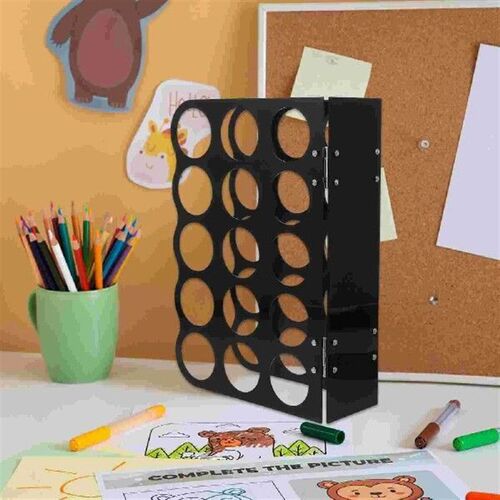 Vinyl Storage Rack Acrylic Craft Paper Coil Display Stand