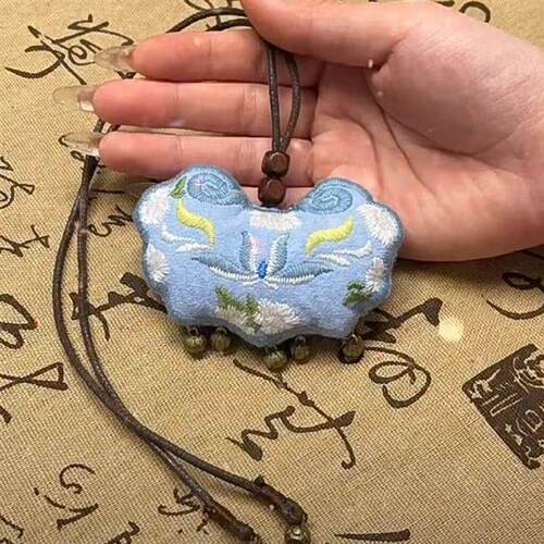DIY Jasmine Embroidery Scented Pouch - A Handmade Valentine