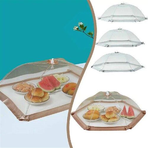 Foldable Food Covers Dining Table Mesh Cover Home Anti