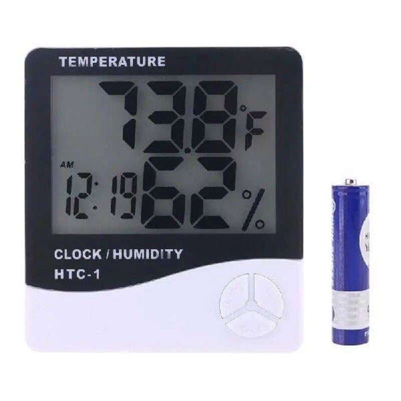 Mini Digital LCD Temperature Humidity Meter C Indoor - 实物图