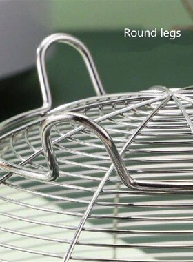2Pcs Stainless Steel Kitchen Counter Fruit Basket Set Metal