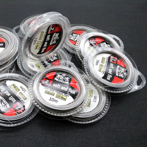 10M 7 Strands 5LB-200LB Nylon Coated Trace Wire Braided Stee
