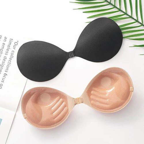 Women Invisible Push Up Bra Self-Adhesive Silicone Bust Fron