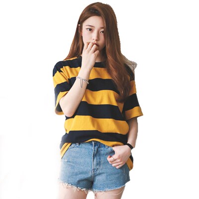 Spring Clothes Loose Summer Womens Base Shirt Loose Slimmin