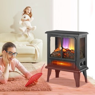 德卡森欧式壁炉取暖器仿真火焰山取暖炉暖气炉暖风机家用节能