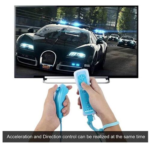 2 in 1 For Nintendo Wii Controller Set Optional Motion Plus