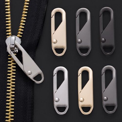 4Pcs Zipper Slider Pull Tab Replacement Zipper Repair Kit Me