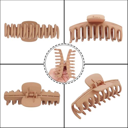 4PCS Hair Claw Clips 4 Inch Nonslip Large Crab Hairpins for