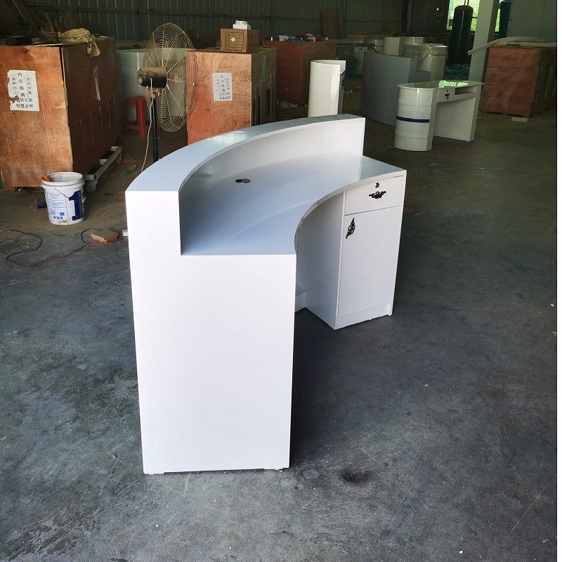 弧形收银台店铺前台接待台巴台半圆形吧台小型迎宾台导医台导诊台,商业/办公家具,前台/柜台,淘宝优惠券,粉丝福利购,淘宝优惠卷