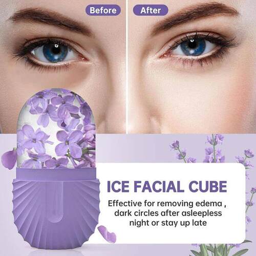 Ice Face Roller Ice Cube Beauty Massage Silicone Ice Mold Fo