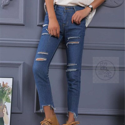 (Womens boots autumn and winter round headed leopard skin l