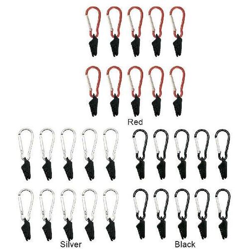 10Pcs Outdoor Tent Clips with Carabiner Hanging Hooks
