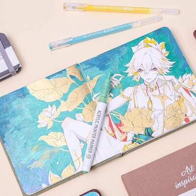 Painting this marker special sketch pigment watercolor book