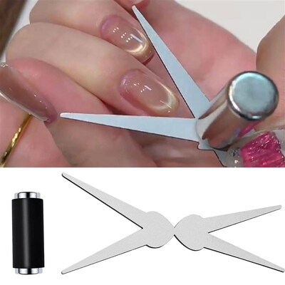 Double-head French Nail Art Magnet Set Cat Eye Magnetic Rod