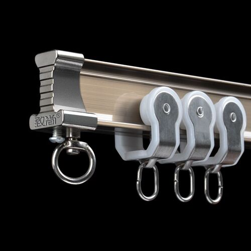 Heavy-Duty Flexible Track for Bay Window Aluminum Alloy Sile