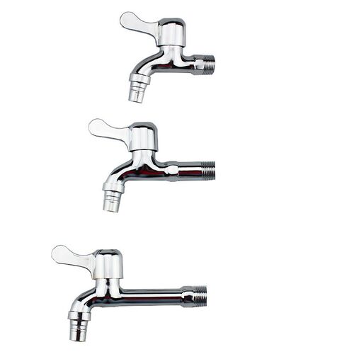 4 points zinc alloy washing machine faucet single cold quick