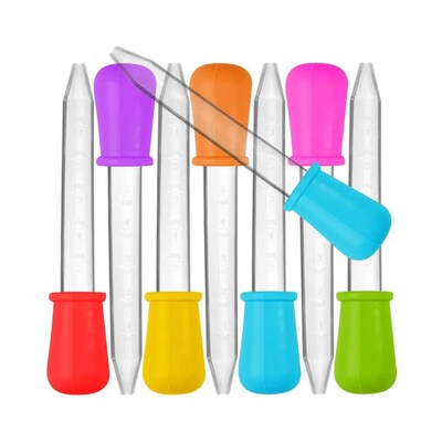 5ml Small Silicone Plastic Pipette Dropper Feeding Medicine