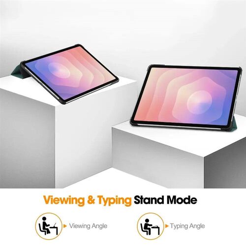 For  Galaxy Tab S11 11 inch 2025 Tri-Folding Flip Stand Case
