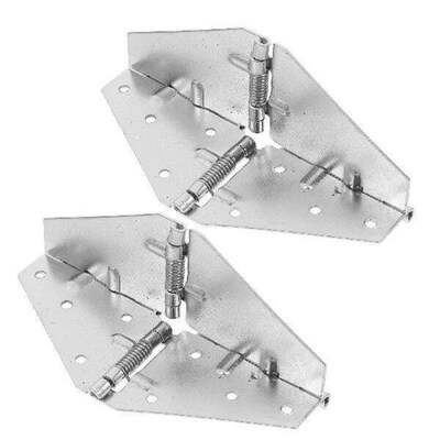 1 Set Heavy Duty Door Hinge Smooth Movement Hinge Folding
