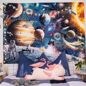 painting cloth tapestries bedroom decor Wall bedside hanging