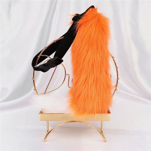 Simulation Fox Cat Tail Wolf Tail Cosplay Performance