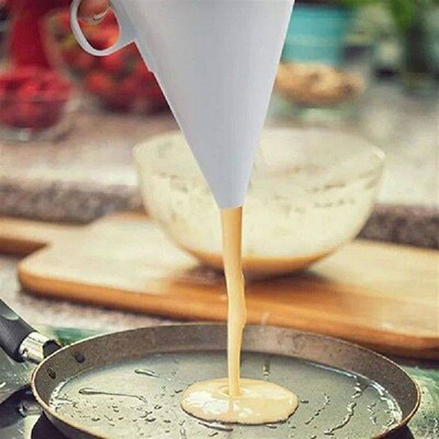 Handheld cake dispenser, batter separator, chocolate