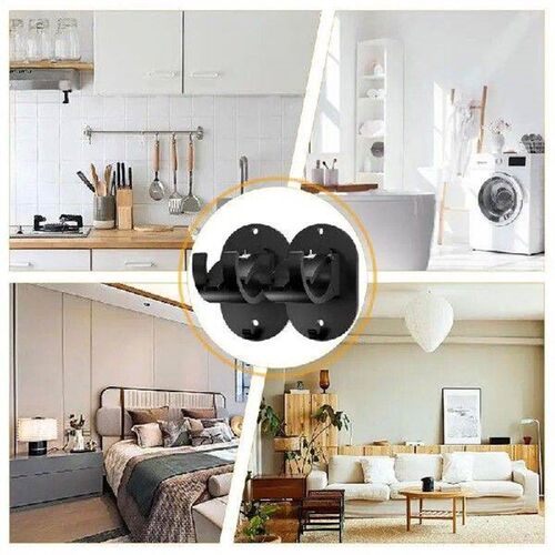 Curtains Rod Holders No Drilling Curtains Rod Hook Holder