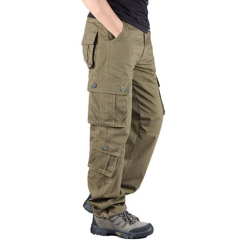 Outdoor Mens Multi-pocket Overalls Robust Wear-resistant tt