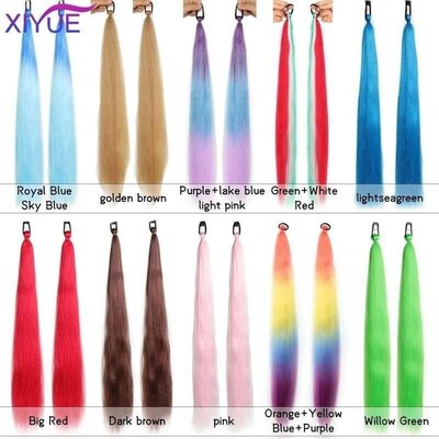 2pc Ombre Braiding Hair Extensions Synthetic Colorful Braid