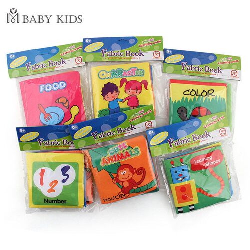 Soft Cloth Books Rustle Sound Infant Books Baby Books Quiet