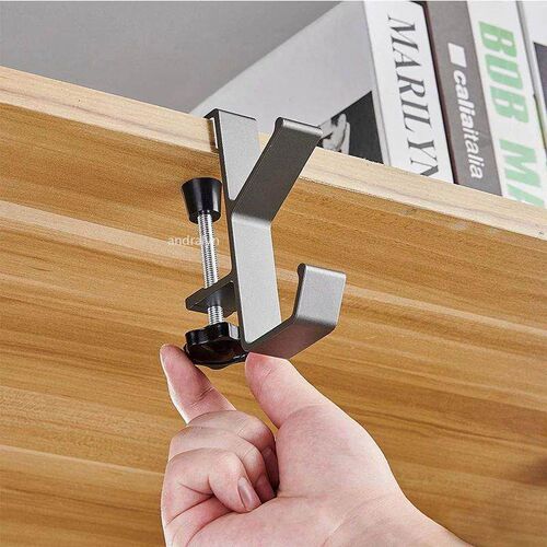 Bag Hanger Punch-free Table Side Hook for Desk Wall Hanging