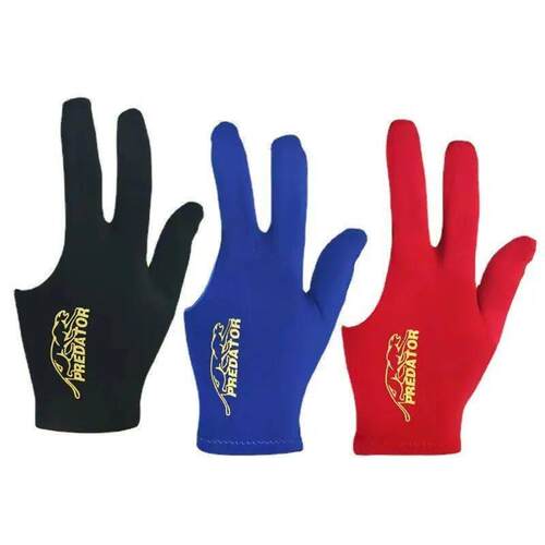 Left Hand Three Finger Smooth Biliardo Guanti Accessories Fi