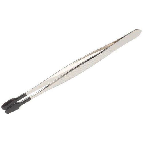 15Cm Rubber Coated Tweezers Stainless Steel Craft Tools