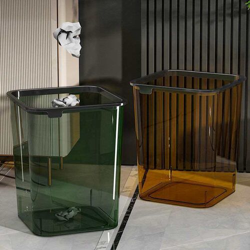 Living Room Kitchen Large Plastic Square Trash Bin Bedroom B