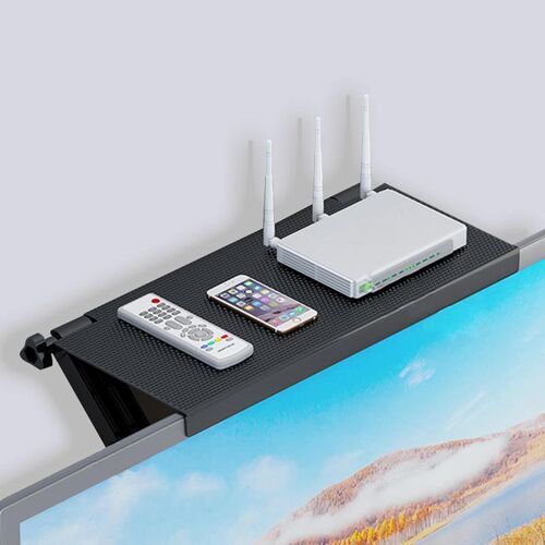 1PC Adjustable TV Screen Top Storage Shelf Rack Holder Compu