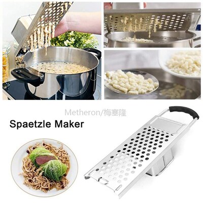 Pasta Machine Manual Noodle Spaetzle Maker Stainless Steel N