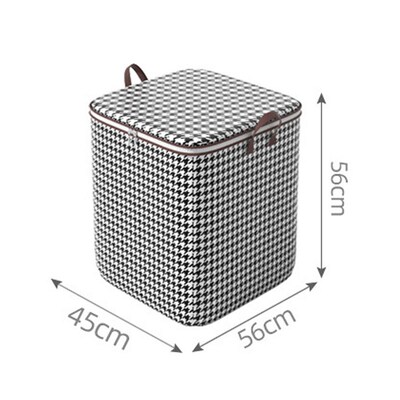 Quilt Bins Container Fabric Storage Boxes with Lids Houndsto