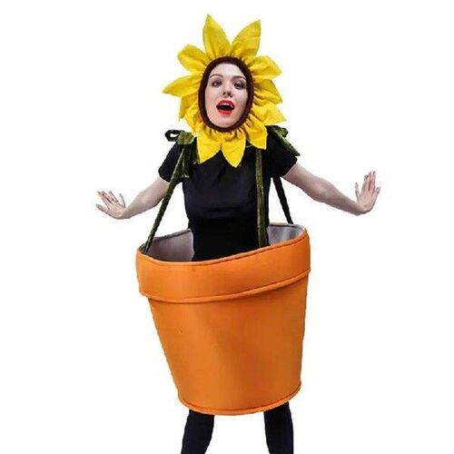Sunflower Pot Costume Flower Pot Sunflower Adults Costume