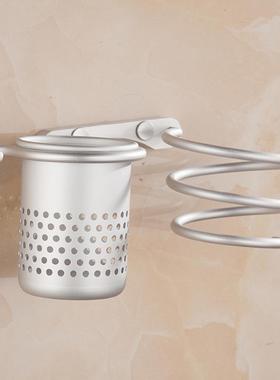 顿鼎太空铝吹风机架风筒架免打孔置物架卫浴洁具8799