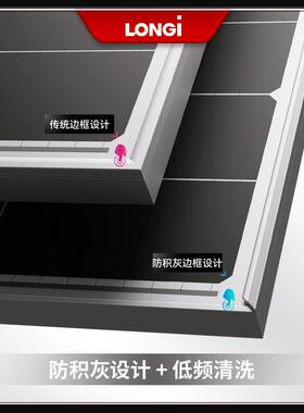 LONG防i隆基太阳能光伏板Hi-MOHi-MOX1X10LR7-7HVHF640~6702M单玻