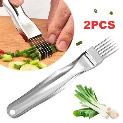 Spring Onion Slicer Stainless Steel Scallion Cutter