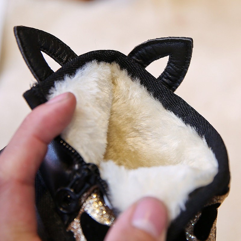 Baby Snow Boots For Women With Velvet And Thickened Soft Sol图片