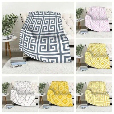 Custom Plaid sofa for Knee blankets warm winter bed cover